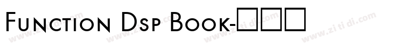 Function Dsp Book字体转换